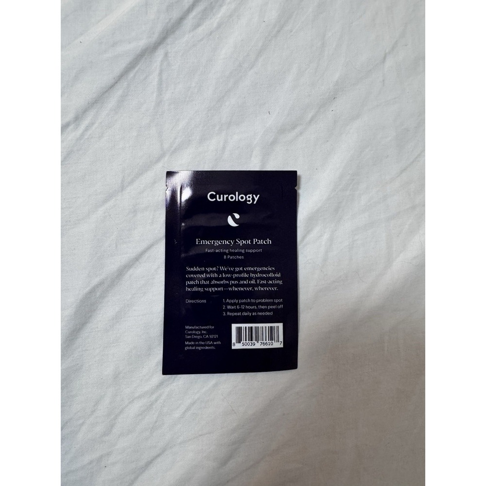 Curology Emergency Spot Patch for Clusters and Blemishes 8 Ct Small Travel Size